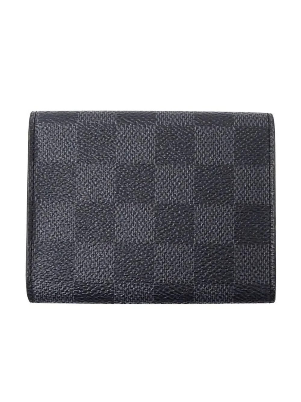 Louis Vuitton Card Case Damier Graphite Business Holder Black